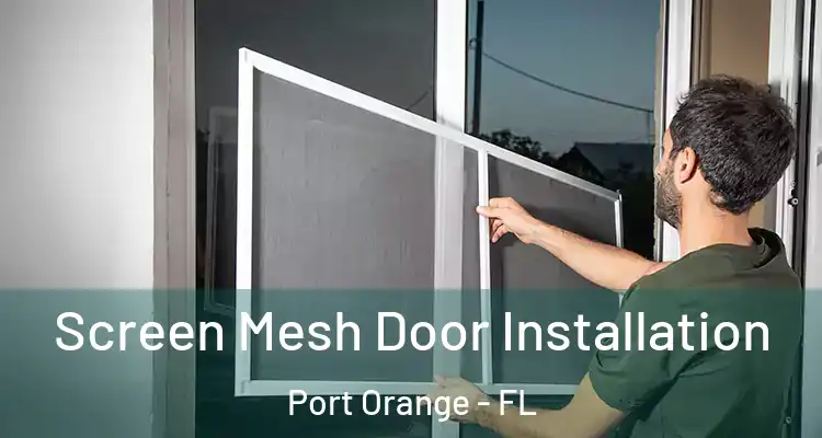  Screen Mesh Door Installation Port Orange - FL